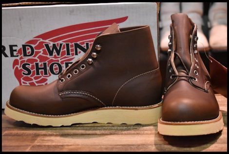 【7D 箱付 DEAD 羽タグ】レッドウィング 8163 アイリッシュセッター 茶 ブラウン ベルバブーマー プレーントゥ ブーツ redwing HOPESMORE