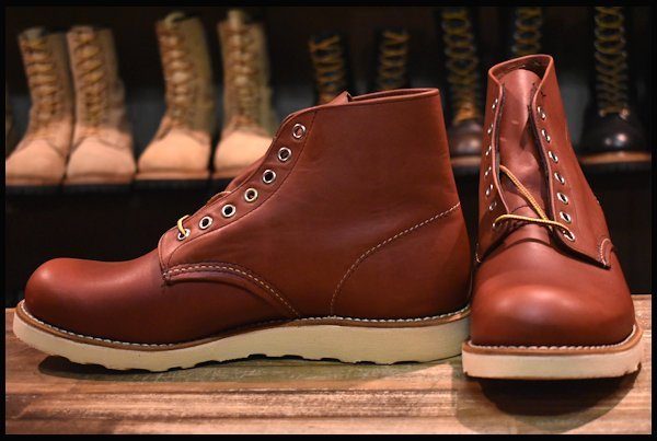 RED WING プレーントゥオックスフォード USA製 ブラウン ７．５D