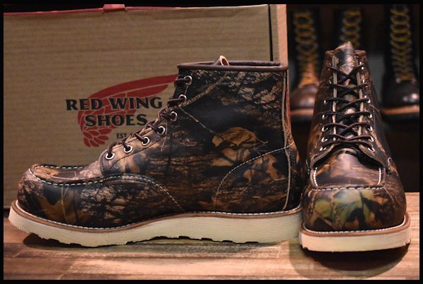 【9.5E 箱付 美品 16年】レッドウィング 8884 アイリッシュセッター カモフラージュ リアルツリー 迷彩 ブーツ redwing  HOPESMORE