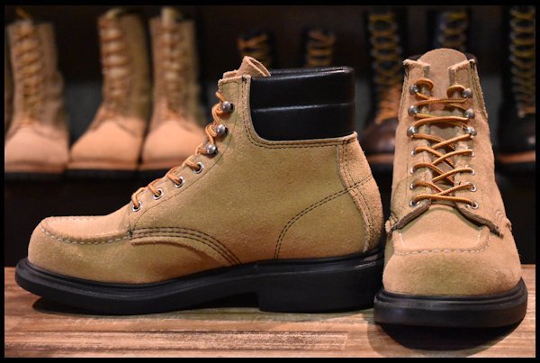 RED WING レッドウィング スーパーソール ブーツ スエード 羽タグ-