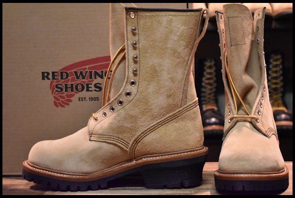 RED WING 9211 タンブルハイド ロガーブーツラフアウト - ブーツ