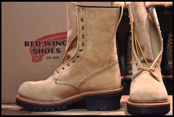 初回限定 REDWING 美品 レッドウィング 9211 スエードロガーブーツ 8.5