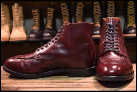 【10D 良品 15年】レッドウィング 9091 ジラード ブラックチェリー フェザーストーン 編み上げ ブーツ redwing ベックマン HOPESMORE