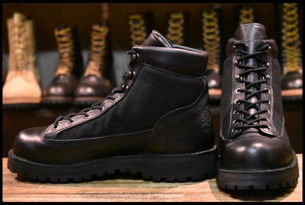 USA製 白タグ Danner ダナーライト 黒 31400X 25.5cm - ブーツ