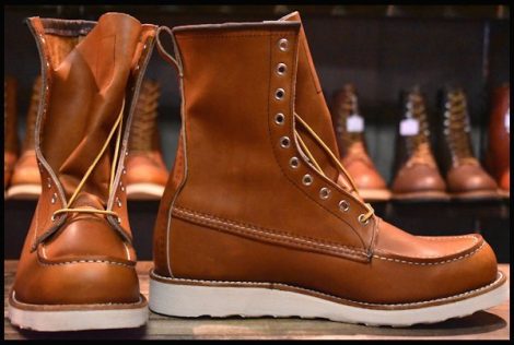 【10D 未使用 22年】レッドウィング 877 ロング アイリッシュセッター 茶 オロレガシー モックトゥ レースアップ ブーツ redwing HOPESMORE