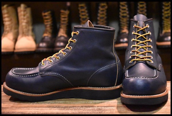 【9E 良品 14年】レッドウィング 8853 アイリッシュセッター インディゴ ポーテージ ネイビー 青 モックトゥ ブーツ redwing  HOPESMORE