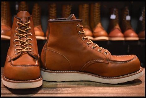 【8.5E 良品 19年】レッドウィング 875 アイリッシュセッター 茶 オロレガシー レースアップ 編み上げ ブーツ redwing HOPESMORE