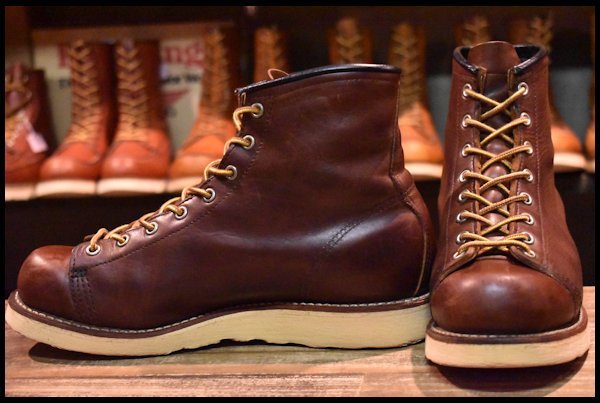 【9D 良品 05年】レッドウィング 8815 モンキーブーツ 茶 ブラウン ホーウィンクロムエクセル LTT レースアップ redwing  HOPESMORE