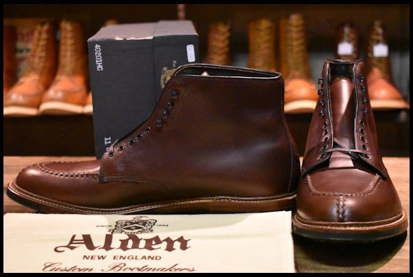 11D 箱付 未使用 Leather Soul別注】ALDEN オールデン 40201HC