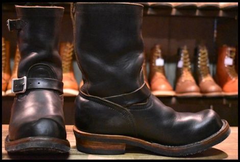 【UK7.5 良品】VIBERG ヴァイバー 83 エンジニア ブラック クロムエクセル 黒 ビブラム ブーツ ヴィバーグ ヴァイバーグ HOPESMORE