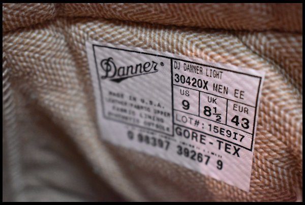 全店販売中 Danner ダナーライト 30420x ゴアテックス US7E 白タグ初期