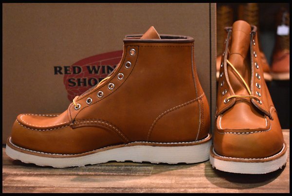 【8E 箱付 未使用 22年】レッドウィング 875 アイリッシュセッター 茶 オロレガシー モックトゥ レースアップ ブーツ redwing  HOPESMORE