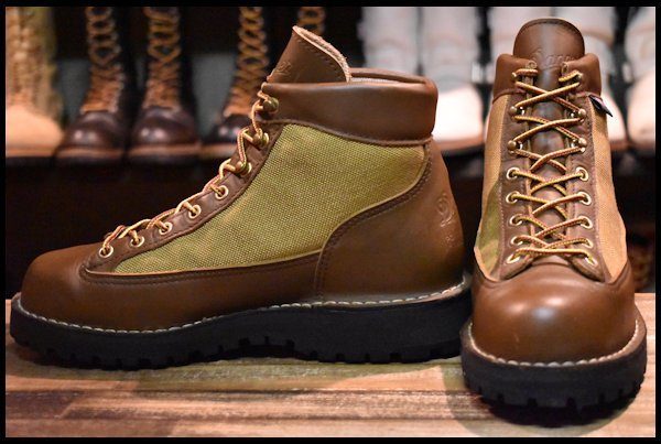 8W 良品 白タグ】Danner ダナーライト 30420X 茶 ブラウン ゴアテック