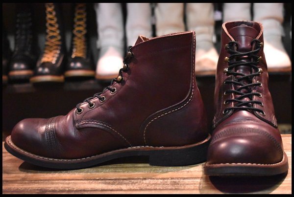 【8D 良品 17年】レッドウィング 8119 アイアンレンジャー オックスブラッドメサ キャップトゥ アイアンレンジ ブーツ redwing  HOPESMORE