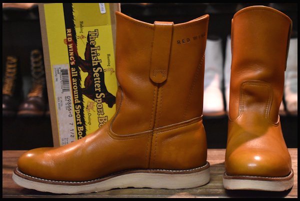 RED WING 9866 IRISH SETTER PECOS 7.5E - ブーツ