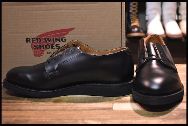 レッドウィング １０１ ポストマンシューズ redwing 8D 黒 箱付き