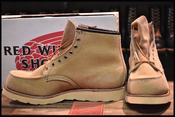 【10E DEAD 犬タグ】レッドウィング 8173 スエード アイリッシュセッター ラフアウト モックトゥ ブーツ 編み上げ redwing  HOPESMORE