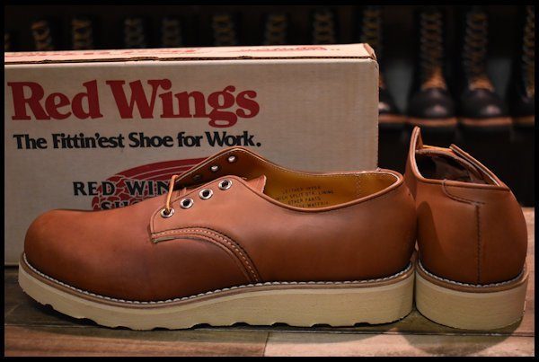 RED WING 80s プリント羽タグ オックスフォードシューズ 8102 - ブーツ