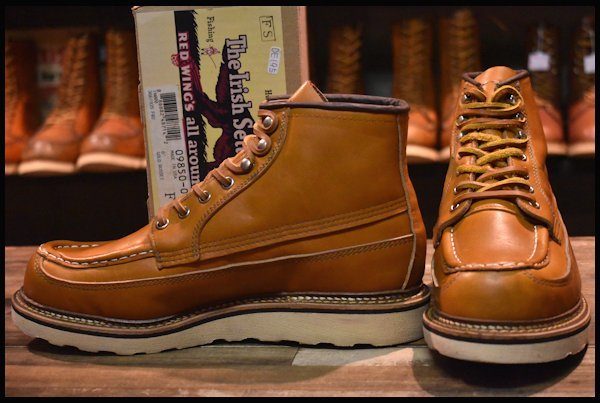 RED WING 9850 レッドウィング ゴールドラセット カヌーモック - ブーツ