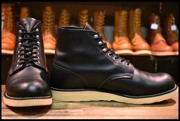 仕入元直送品 - レッドウイング red wing ブーツ 8D 羽タグ 黒