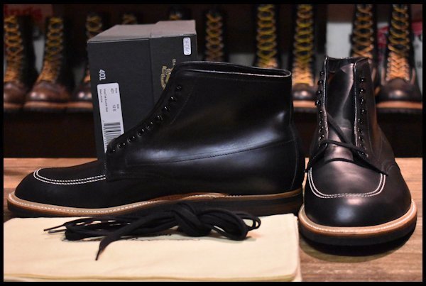 ２セット以上購入で、おまけ１本 Alden 401 INDY BOOT BLACK