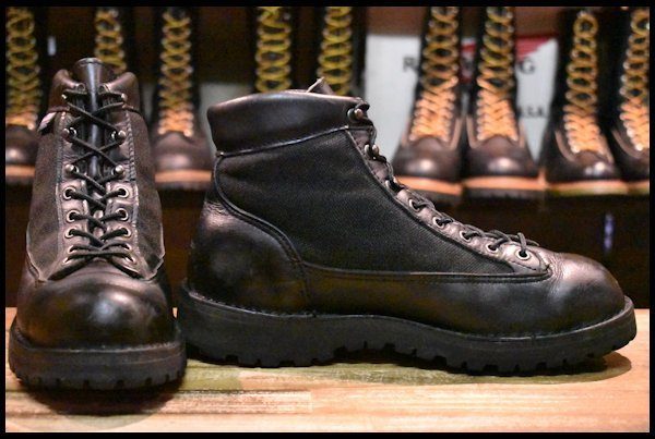 8.5EE 良品 白タグ】Danner ダナーライトブラック 31400X 黒