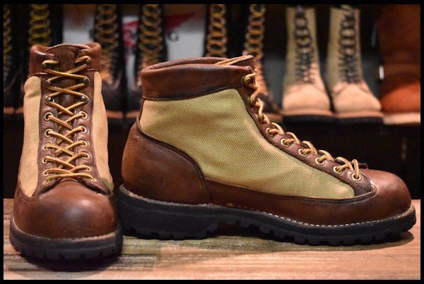 8.5D 中古】Danner ダナーライト 8066 初期モデル Tバック 茶 ブラウン