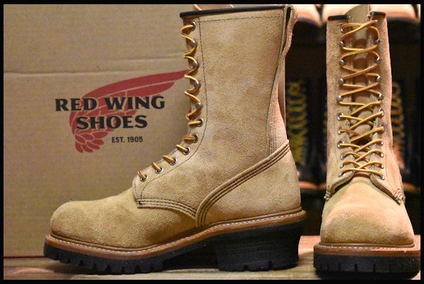 REDWING レッドウィング 9211 スエードロガーブーツ 8.5D-