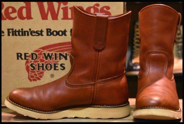 良品】９E 866 REDWING ペコス#19-