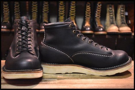 【9EE 箱付 良品 18年】WESCO ウエスコ カスタムジョブマスターLTT 黒 ブラック 6インチハイト ラプターソール 編み上げ ブーツ HOPESMORE