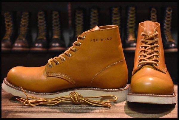 REDWING 9871 四角犬タグ ブーツ プレーントゥ-