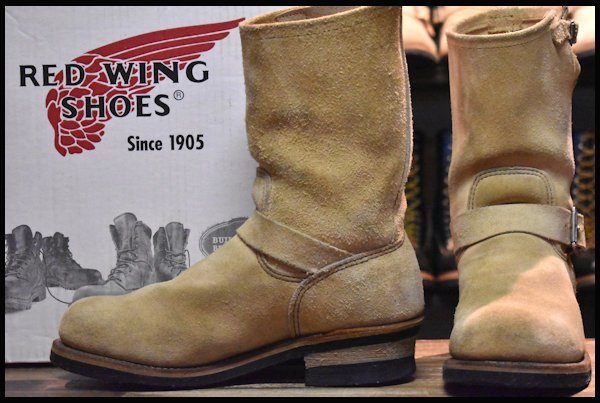 REDWINGレッドウイングPT99 8268 8.5Dエンジニアブーツスエード-