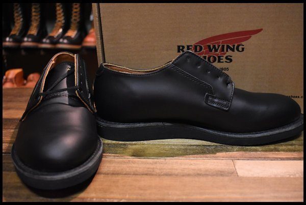 レッドウィング １０１ ポストマンシューズ 黒 8D redwing 箱付き