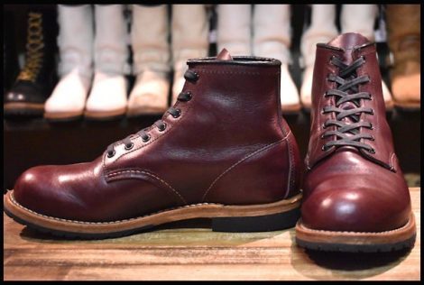 【9D 良品 17年】レッドウィング 9411 ベックマン ブラックチェリー フェザーストーン プレーントゥ ブーツ redwing 9011 HOPESMORE
