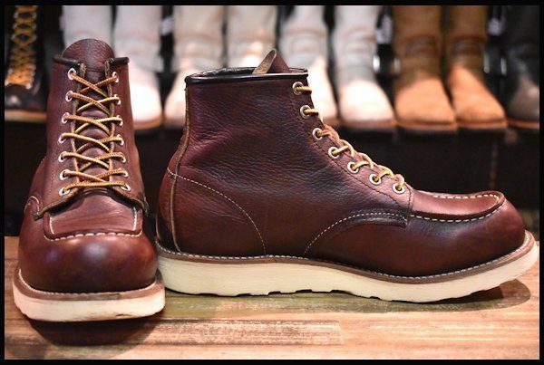 【8D 良品 08年】レッドウィング 8138 アイリッシュセッター 茶 ブライアーオイルスリック モックトゥ ブーツ redwing  HOPESMORE