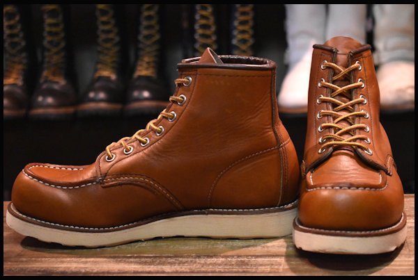 【7D 美品 17年】レッドウィング 875 アイリッシュセッター 茶 オロレガシー モックトゥ レースアップ ブーツ redwing  HOPESMORE