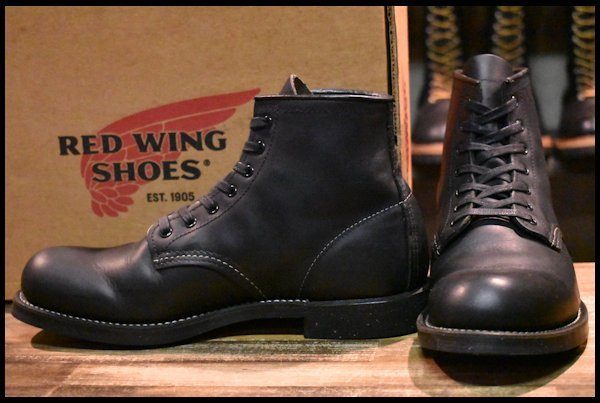 レッドウィング 9160 ブラックスミス ラウンドトゥ ブーツ 9D - 靴