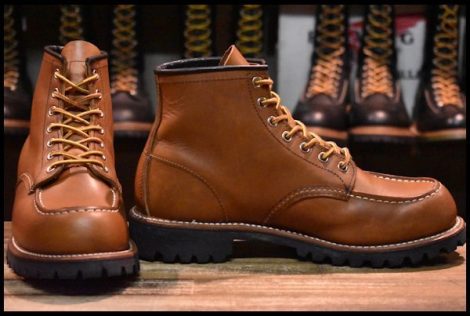 【8D 美品 14年】レッドウィング 8147 アイリッシュセッター オロイジナル ラグソール ビブラム モックトゥ ブーツ redwing HOPESMORE