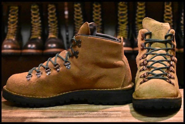 【8.5EE 良品 白タグ】Danner ダナー マウンテンライト 30525X スエード 茶 ブラウン GORE-TEX ゴアテックス 編み上げ  ブーツ HOPESMORE