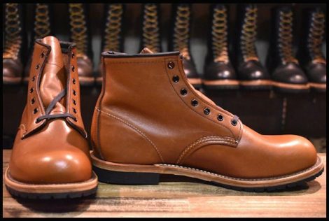 【9.5D 未使用 16年】レッドウィング 9016 ベックマン ブーツ シガー フェザーストーン プレーントゥ redwing HOPESMORE