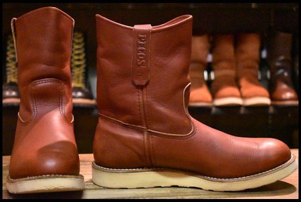 【10E 箱付 良品 10年】レッドウィング 8866 ペコス 赤茶 オロラセット ブーツ redwing pecos HOPESMORE