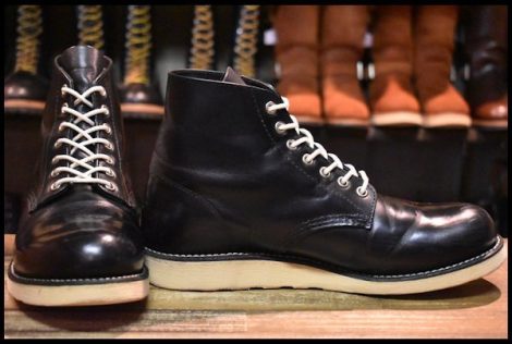 【8.5D 箱付 良品 限定 FREAK’S STORE別注 17年】レッドウィング 8823 アイリッシュセッター 黒 ガラスレザー ブーツ redwing HOPESMORE