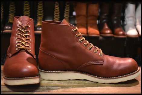 【10.5D 良品 11年】レッドウィング 9105 アイリッシュセッター 赤茶 レッドブラウン プレーントゥ 8166 ブーツ redwing HOPESMORE