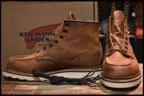 【9D 箱付 未使用 21年】レッドウィング 1907 アイリッシュセッター 茶 カッパー ラフ＆タフ モックトゥ ブーツ redwing  HOPESMORE