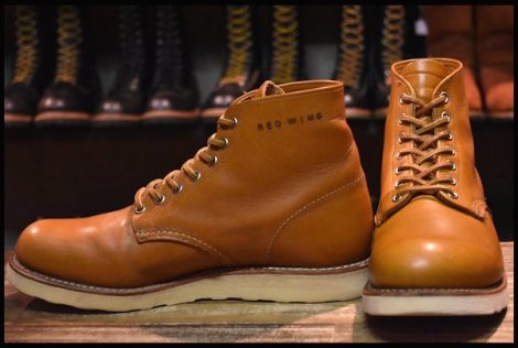 【8D 良品 11年】レッドウィング 9871 ゴールドラセット アイリッシュセッター プレーントゥ 編み上げ ブーツ redwing HOPESMORE