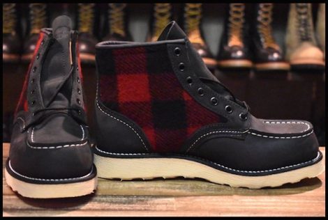 【6D 箱付 DEAD 06年】レッドウィング 9001 ランバージャック アイリッシュセッター ウールリッチ ヌバック ブーツ redwing HOPESMORE