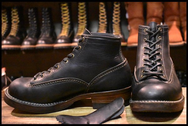 靴WESCO Jobmaster 黒 9D 旧ロゴ - ブーツ