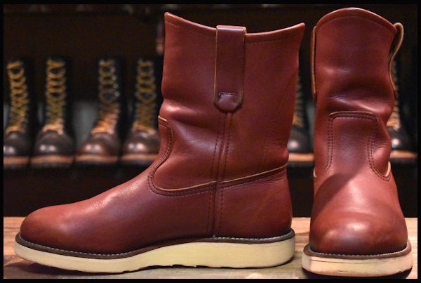 【6E 良品 羽タグ 00年】レッドウィング 8866 ペコス 赤茶 オロラセット ブーツ redwing pecos HOPESMORE