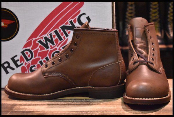 【8D 箱付 DEAD 100周年限定 04年】レッドウィング 8285 レースアップブーツ ブラウン 編み上げ ブーツ redwing  HOPESMORE