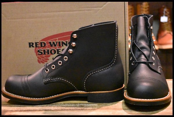 REDWING レッドウイング 8084 アイアンレンジャー ブラック 8.5D-